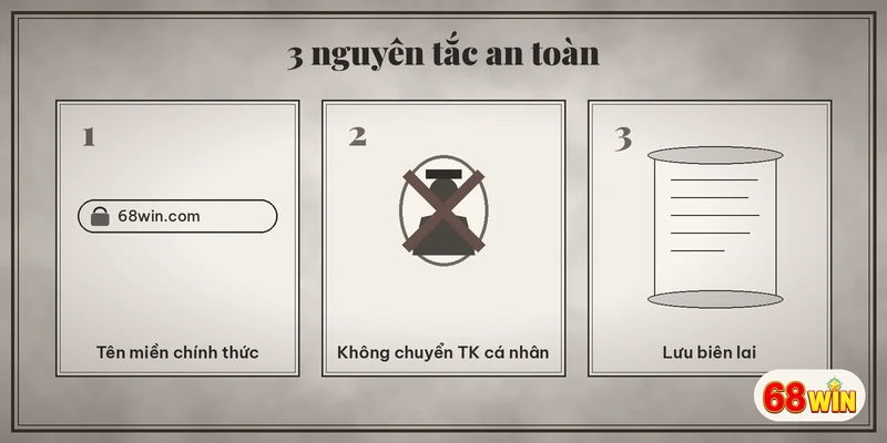 Nguyên tắc giao dịch an toàn trên mạng